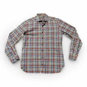 Hammer Made Flannel Shirt‎ Men's Large Blue Red Plaid 39/155